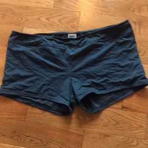 Mossimo gray women’s swim shorts XL